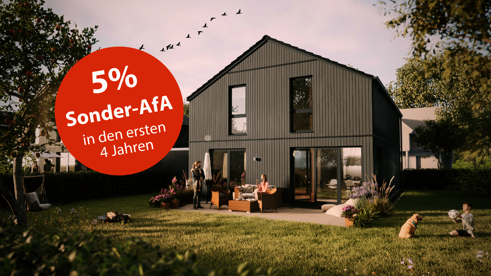 Sonder-AfA mit jährlich 5 % im Laheglück