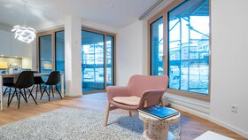 Wohnung mieten | ZWEI im Pelikan-Viertel Wohn- und Essbereich