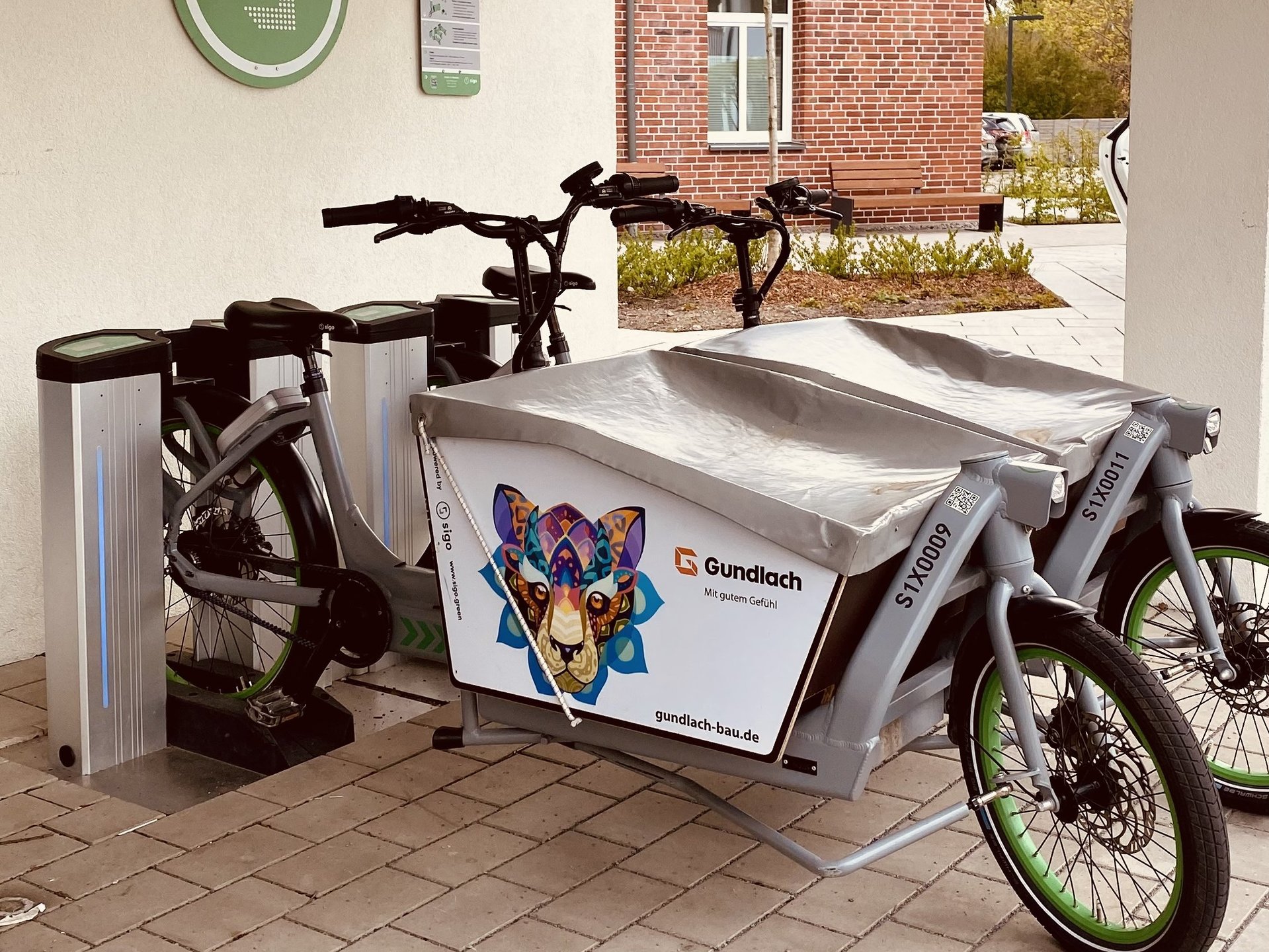 E-Ladesäule Lastenräder_Gundlach Nachhaltigkeitsbericht E-Ladesäule Lastenräder_Gundlach Nachhaltigkeitsbericht