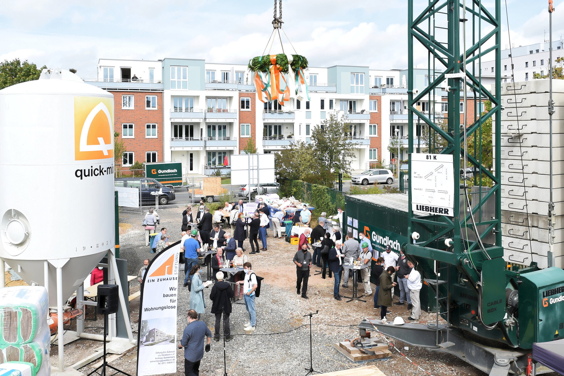 Richtfest Housing First_September 2020_Gundlach Richtfest Housing First_September 2020_Gundlach