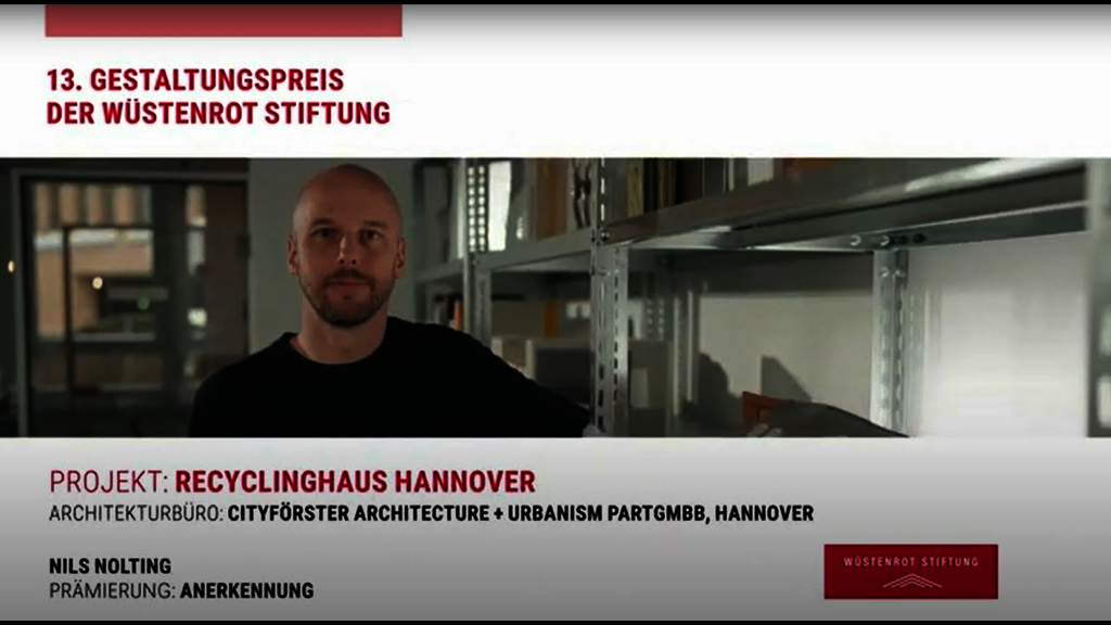 Gestaltungspreis: "Das zukunftsfähige Einfamilienhaus?" - Recyclinghaus Hannover