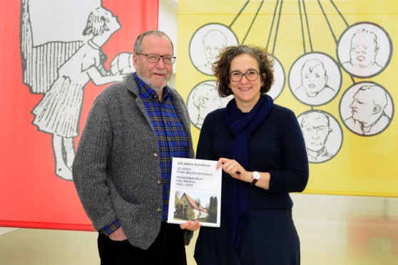 Prof. Peter Hansen, Gundlach und Kathleen Rahn, Direktorin Kunstverein Hannover