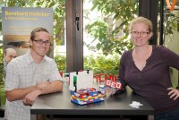 Daniel Pflieger (GeheimPunkt) und Nicola Löchtermann (Gundlach) präsentieren das Event