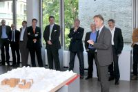 Stadtbaurat Uwe Bodemann eröffnete die Ausstellung